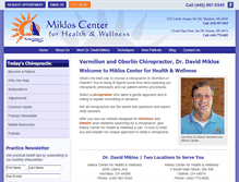 Tablet Screenshot of mikloscenter.com